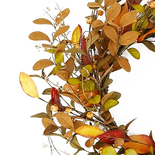 Fall wreath for the front door - Libiyi