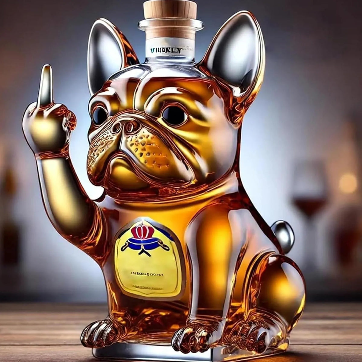 Libiyi Bark Off Whiskey Bottle - Libiyi