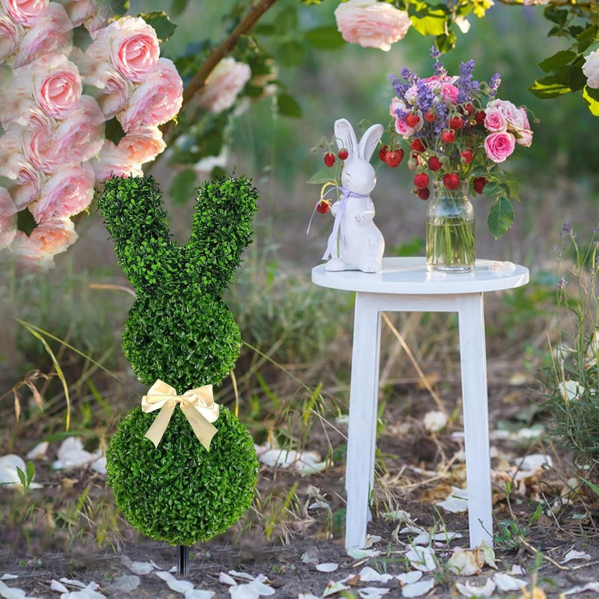 🔥Easter Hot Sale 49% OFF🌳🐇Artisan-Crafted Bunny Topiary Trees💥 - Libiyi
