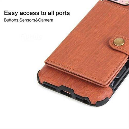 Security Copper Button Protective Case For iPhone 7/8 - Libiyi