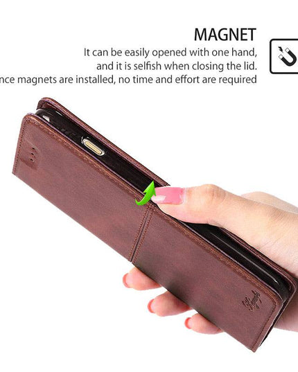 TPU + PU Leather Phone Cover Case for Samsung A51 - Libiyi