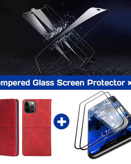 TPU + PU Leather Phone Cover Case for iPhone 12Pro Max - Libiyi