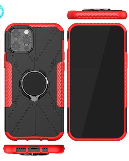 Robot 3 in 1 Heavy Duty Defender Case For iPhone 12 Series - Libiyi