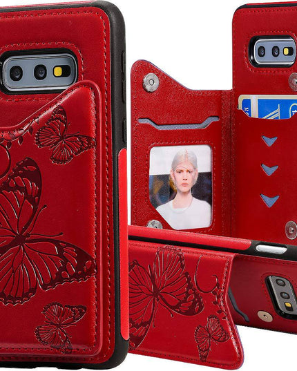 New Luxury Embossing Wallet Cover For SAMSUNG S10e-Fast Delivery - Libiyi