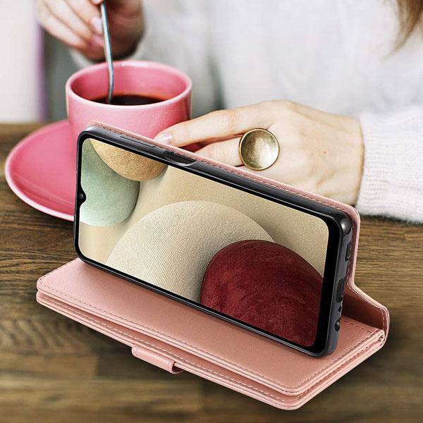 Bling Wallet Case with Wrist Strap for Samsung A42(5G) - Libiyi