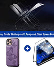 Purple / For iPhone 11Pro Max / With Screen Protector