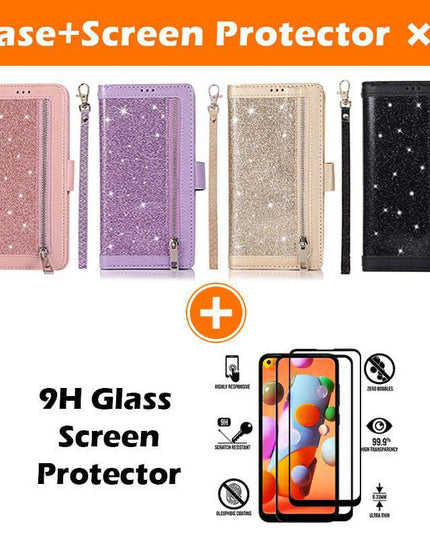 Bling Wallet Case with Wrist Strap for iPhone 12 Series - Libiyi