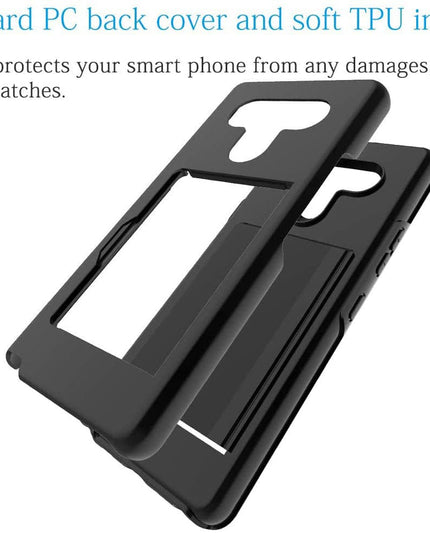 Armor Protective Card Holder Case for LG Stylo 6 - Libiyi