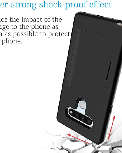 Armor Protective Card Holder Case for LG Stylo 6 - Libiyi