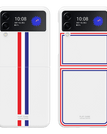 White / Samsung Galaxy Z Flip 3 5G / Strip