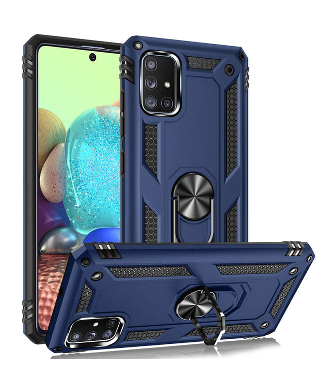 Luxury Armor Ring Bracket Phone Case For Samsung A71-Fast Delivery - Libiyi