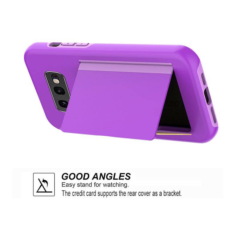Armor Protective Card Holder Case for Samsung S10E - Libiyi