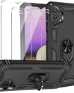 Black / A32(5G) / With 2-Pack Screen Protectors