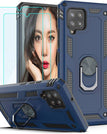 Navy / A42(5G) / With 2-Pack Screen Protectors