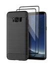 Black / S8 / With 2-Pack Screen Protectors