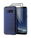 Blue / S8 / With 2-Pack Screen Protectors